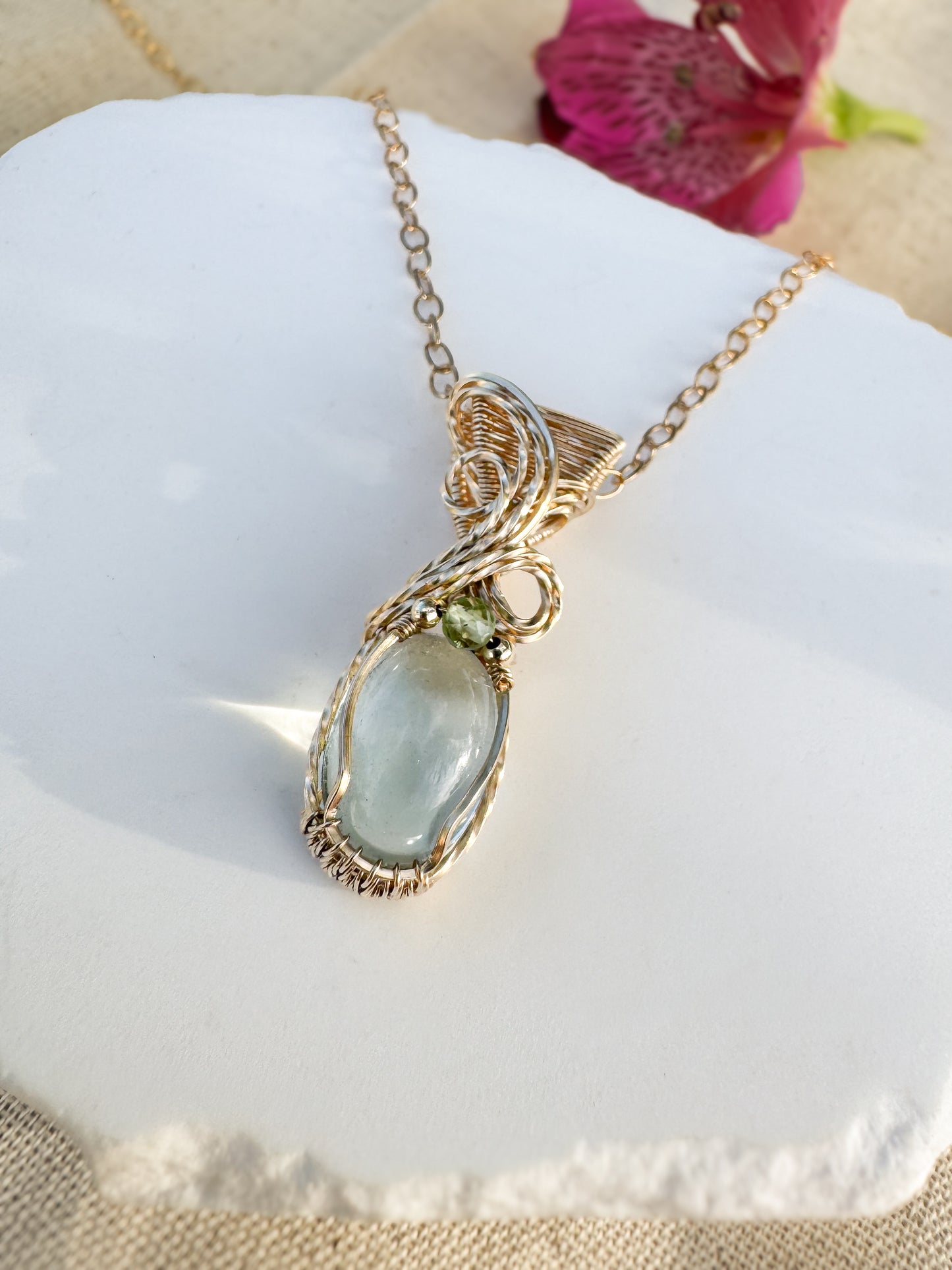 Prasiolite & Peridot Necklace