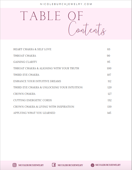 (E-BOOK) A Beginners Guide to Chakras & Crystals- Version 1