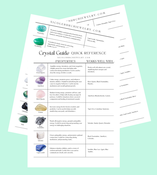 (FREE) Crystal Guide | Quick Reference (Currently Unavailable)