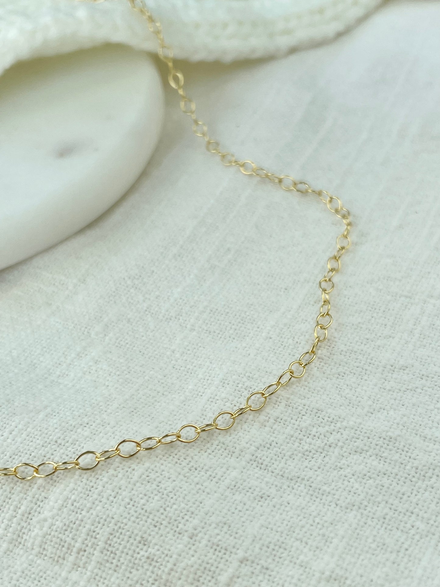14k Yellow Gold Filled Cable Chain (Add on item only)