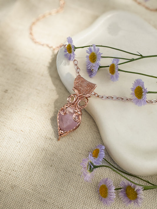 Kunzite & Morganite Necklace