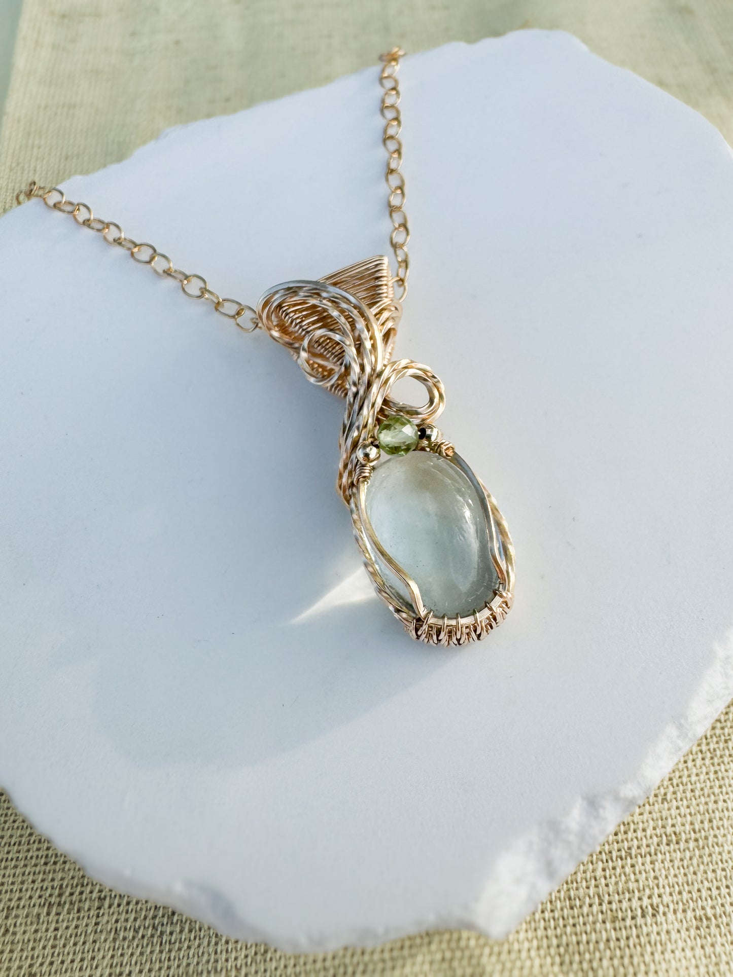 Prasiolite & Peridot Necklace